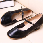 Didelio dydžio 34-42 6 spalvų moteri&scaron;ki mink&scaron;ti &scaron;okių batai vasariniai džiazo &scaron;okiai, vienviečiai 4.5 juoda