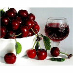 5D &bdquo;pasidaryk pats&ldquo; deimantinė tapyba, vaisiai ir vynas, deimantinė mozaika, deimantinis siuvinėjimas, visas komplektas kryžminio dygsnio rinkiniai, namų dekoro dovanos Round 50x70cm