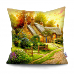 45X45CM American Country Vintage pagalvėlės užvalkalas spausdintas poliesterio pagalvės užvalkalas namų dekoravimui 40X40CM