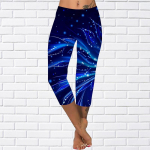 Kelnės Vasaros geltonos drugelio trumpos antblauzdžiai apkarpytos siauros kelnės didelio dydžio leggins Moteri&scaron;kos žėrinčios lapės uodegos kelnės apkarpytos kelnės 7XL