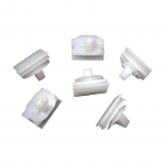 ESC ECF5016 10 vnt. apdailos spaustukas Renault Kangoo Clio 7703067448 Galvutės dydis 22mm X 16mm Tinka 8mm skylutei
