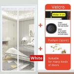 Tinkleliai nuo uodų Durų Vasaros Užuolaidos Nuo vabzdžių vabzdžių Magnetinis automatinio užsidarymo ekranas Tvirta magnetinė durų užuolaida 70x200 cm balta