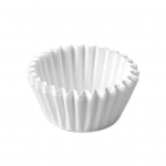 1 rinkinys Muffin Cup Maisto klasės vandeniui atsparus aliejui nepridegantis baltas mini keksiukų popierinis įklotas desertinis kepimo įrankis virtuvės įtaisas S