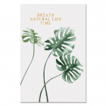 Skandinavi&scaron;ki Žali Augalai Sienų Meno Paveikslai Dekoratyviniai Drobės Tapybos Spaudiniai Lapų Plakatai Interjerui Svetainei Namų Dekorui 21cm&times;30cm NoFrame