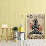 Abstraktus Budos jogos meditacinis paveikslas ant drobės meno motyvacinis citatos plakatas Budizmas spausdina plakatą gyvenamojo kambario namų dekoravimui 21cm&times;30cm NoFrame