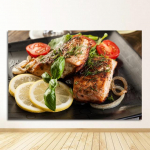 Drobė Tapyba Cuadros Skandinavi&scaron;ki plakatai ir spaudiniai Sienos Menas Maistas Paveikslas Svetainė Grūdai Prieskoniai &Scaron;auk&scaron;tas Paprikos Virtuvė be rėmelio 21*30cm