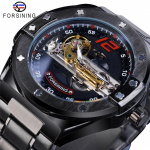 &bdquo;Forsining&ldquo; vyri&scaron;kas laisvalaikio vandeniui atsparus &bdquo;Tourbillon&ldquo; mechaninis laikrodis