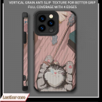 Suasmenintas mielas katės spausdintas odinis mink&scaron;tas silikoninis telefono dėklo galinis dangtelis su visapusi&scaron;ka fotoaparato objektyvo apsauga iPhone 7