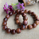 Hainano gėlių kriau&scaron;ės Budos karoliuko seno tipo apyrankė vyrams ir moterims, vienodos auk&scaron;tos kokybės 15 mm medinė apyrankė