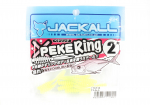 Jackall Soft Lure SW Light žaidimas Peke Ring 2.0 Glow Chart (2801)
