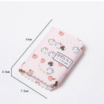 Kawaii Kpop Ido nuotraukų kortelės laikiklis Puikus animacinių filmų gyvūno ID kortelė Banko kortelė Autobuso kortelė Vizitinės kortelės organizatorius Biuro priedai