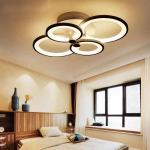 Lubinis &scaron;viestuvas &Scaron;iuolaikiniai akrilo LED liustra &scaron;viestuvai svetainei miegamajame 4 headlights-60*40*13CM
