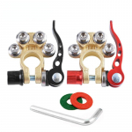 2 vnt. automobilio akumuliatoriaus gnybto jungtis akumuliatoriaus laido kabelio spaustuko gnybto i&scaron;jungimo jungtys automobilių lenktynių UTV vilkikas sunkvežimis LM