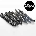 10 vnt. kempinė pagalvė, mink&scaron;ta plaukų volelis, lankstus putplastis ir kempinė plaukų suktukai. juoda