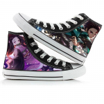 Demon Slayer Print Drobės Batai Mados Anime Studentų Vyrų Moterų Unisex Laisvalaikio batų Mėgėjams Poroms Batai 44
