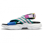 Adidas Magmur Sandal Glory moteri&scaron;ki sportbačiai, žali, rožiniai, mėlyni, daugiaspalviai, true-rožiniai, &scaron;vytintys, mėlyni EF5864 38