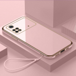 Prabangus padengtas TPU telefono dėklas su dirželiu Xiaomi Poco F4 GT F5 M4 M5 X4 X5 Pro 12T 13T Pro Redmi Note 10 11 12 Pro 10C 12C mink&scaron;tas dėklas, silikoninis dangtelis Xiaomi 11T