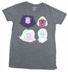 Steven Universe Juniors unisex mar&scaron;kinėliai 4 Faces Of The Gem Gals S