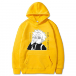 Juokingi Japna Anime Hunter X Hunter Hoodie Unisex WoUnisex megztinis ilgomis rankovėmis Killua Zoldyck Unisexga Unisex Oversized Hoodie Street