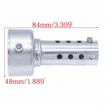 Motociklui reguliuojamas DB Killer duslintuvas triuk&scaron;mo pa&scaron;alinimo i&scaron;metimo Reguliuojamas duslintuvo duslintuvo ilgis 84x42/45/48/mm 84X48mm