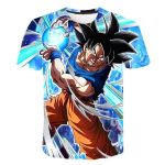 Summe mar&scaron;kinėliai 3d Goku Vegeta Printing Harajuku Fashion trumpomis rankovėmis laisvalaikio vir&scaron;us XS