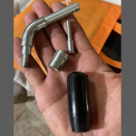 Krosnelės durų rankenos židinio tiesioginio pakeitimo montavimo rinkinys Patvarus