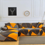 Elastiniai sofos užvalkalai, skirti gyvenamajam kambariui, tamprūs užvalkalai Sekcijinis sofos užvalkalas L formos kampinis fotelio užvalkalas Large(190-230cm)1pc