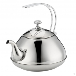 2 Kettle with Handle Stainless pot for tops , Silvery, 13X14X10cm