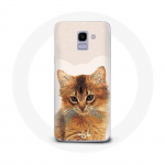 Coque pour Samsung Galaxy A6 2018 Somali Race de chats
