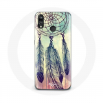 Coque pour Huawei P20 Lite Attrape r&ecirc;ve color&eacute; marron ruda