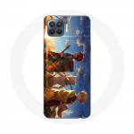 Coque pour Oppo A93 Tanjiro Inosuke et Zenitsu Demon Slayer Kimetsu no Yaiba Anime Manga