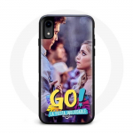 Coque Iphone X S&eacute;rie Poursuis Tes R&ecirc;ves M&iacute;a C&aacute;ceres et &Aacute;lvaro Paz - Maniacase