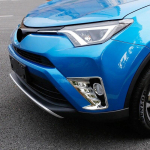 ABS Chrome priekinio rūko žibinto priekinio žibinto dangtelio apdailos korpusas, skirtas Toyota Rav4 2017 2018 Dekoratyviniai priedai Chromo Styling blue