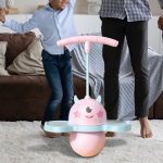 Pogo kamuolys su rankena Pratimas &Scaron;uolis su lazda Balance Sense Treniruotės at&scaron;okimas rožinė
