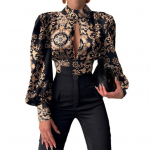 Spausdinti moteri&scaron;ki mar&scaron;kiniai, palaidi, tu&scaron;čiavidurio dizaino mar&scaron;kinėliai, skirti pasimatymams 2XL juoda