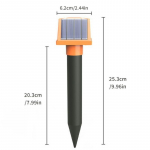 Didelio galingumo pelės atbaidiklis LED &scaron;viesos &scaron;altinio inverteris Ultragarsinis gyvatės atbaidiklis saulės vandeniui atsparus lauko gyvūnų atbaidiklis