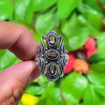 Natural Amethyst Gemstone Handmade 925 Sterling Silver Gift Ring Size 6 o1z82