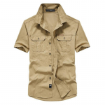 100 % medvilnės vyri&scaron;ki mar&scaron;kiniai vienspalviai kelių ki&scaron;enių auk&scaron;tos kokybės krovininiai mar&scaron;kiniai Madingi lauko laisvalaikio mar&scaron;kiniai trumpomis rankovėmis vyrams Naujas plius dydis M-8XL 7XL