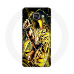 Coque Maniacase pour Samsung Galaxy A3 2017 Son Goku Super Saiyan SSJ3 Attaque point Dragon