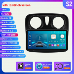 2 din Android Autoradio, skirtas Renault Logan 2 2012&ndash;2019 Sandero 2 Car Radio Multimedia Video Player GPS Navi Head Unit Carplay 4G Intelligent Screen S2 8Core 4G 32G AI-3