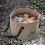 Sulankstomas kibiras Vandens talpa Praustuvas Kibiras 20L Coffee 33cmx24cm