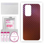 apgo skin sticker film foil vinyl for the BACK compatible with Huawei P40 Pro, scratch-resistant, easy to install - Carbon Chameleon CAKA5