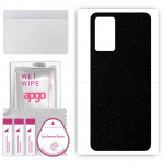 apgo Protective Skin Sticker for the back compatible with Oppo A55 4G, Wrap Film, Foil, Vinyl - Pattern Matte Black