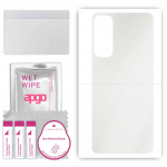 apgo Protective Skin Sticker for the back compatible with Infinix Hot 11, Wrap Film, Foil, Vinyl - Pattern Matte Transparent