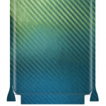 apgo Protective Skin Sticker for the back+sides compatible with Xiaomi Poco C3, Full Wrap Film, Foil, Vinyl - Pattern Carbon Chameleon CAKA1