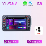 REAKOSOUND radijo stereofoninis automobilinis multimedijos grotuvas skirtas Mercedes Benz W203 Vito W639 VaneoCLK W209 W210M/Ml Carplay wifi BT GPS Navi