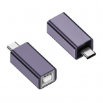 USB-B lizdas su C tipo / mikro / mini vyri&scaron;ku adapteriu Kompiuterinis telefonas Elektroninis fortepijoninis būgninis spausdintuvas 480Mbps USB2.0 A