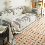 Nordic Style Universalus sofos antklodė Neslystantis užvalkalas Pilnai uždengtas gabalai Užvalkalas sofa pagalvėlė Smėlis Four Seasons Universalus Plaunamas ma&scaron;ina 180*360cm