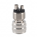 Dental High Speed Handpiece Tubing Hose Adapter Changer Conversion 4 to 2 Hole Dental Hand