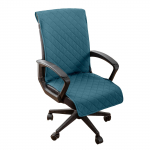 Atverčiamas biuro kėdės užvalkalas Valgomojo kėdės užvalkalas Mink&scaron;tas stalinis kompiuteris neslystanti sagtis foteliui arba berankės kėdės užvalkalui Large